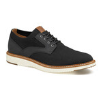 Knit Upton Plain Toe Derbys // Black (8)