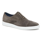 Suede Bolivar Cap Sneakers // Gray (8)
