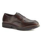 Leather Huxley Moc Toe Derby // Brown (8)