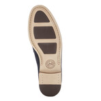 Suede & Leather Baldwin Penny Loafer // Navy (8)