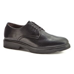 Leather Huxley Plain Toe Derby // Black (8)