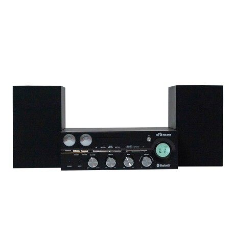 Victor Milwaukee Desktop Stereo System // Black