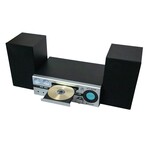 Victor Milwaukee Desktop Stereo System // Silver