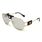 Versace // Men's // VE2252 10026G Sunglasses // Gold