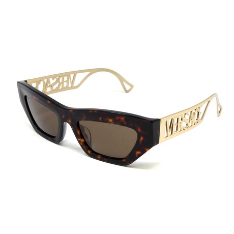 Versace // Women's // VE4432U 10873 Sunglasses // Havana