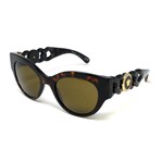 Versace // Women's // VE4408 10873 Sunglasses // Havana