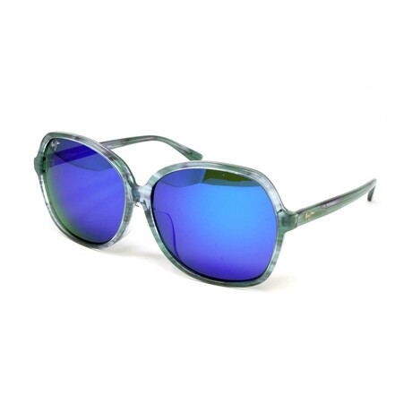 Maui Jim // Women's // Taro B795N-55B Sunglasses // Blue + Blue