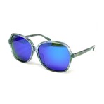 Maui Jim // Women's // Taro B795N-55B Sunglasses // Blue + Blue