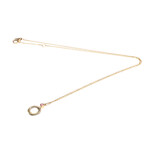 Cartier // 18k Rose Gold + 18k White Gold + 18k Yellow Gold Baby Trinity Sapphire Pendant Necklace // 14.76"-15.55" // Store Display