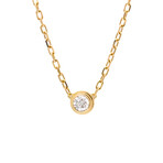 Cartier // 18k Rose Gold D’Amour Diamond Pendant Necklace // 14.56"-15.74" // Store Display