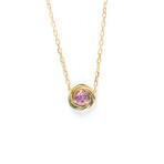 Cartier // 18k Rose Gold + 18k White Gold + 18k Yellow Gold Trinity Sapphire Pendant Necklace // 14.96"-16.14" // Store Display