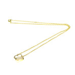 Van Cleef & Arpels // 18k Yellow Gold Pure Alhambra Mother of Pearl Pendant Necklace // 14.76"-16.33" // Store Display