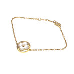 Louis Vuitton // 18k Rose Gold Brasserie Monogram Nacré Bracelet // 6.1"-6.49" // Store Display