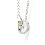 Cartier // 18k White Gold Baby Love Pendant Necklace // 17.32" // Store Display