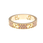 Gucci // 18k Rose Gold Icon Sapphire Ring // Ring Size: 6.75 // Store Display