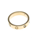 Cartier // 18k Rose Gold Mini Love Diamond Ring // Ring Size: 4.75 // Store Display
