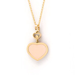 Chopard // 18k Rose Gold Happy Diamond Pendant Necklace // 16.53"-17.71" // Store Display