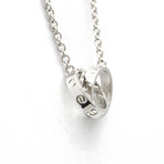 Cartier // 18k White Gold Baby Love Pendant Necklace // 17.32" // Store Display