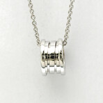 Bulgari // 18k White Gold B.Zero1 Pendant Necklace // 15.74" // Store Display