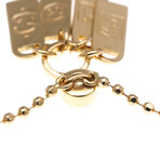 Gucci // 18k Rose Gold Tags Diamond Pendant Necklace // 20.86" // Store Display