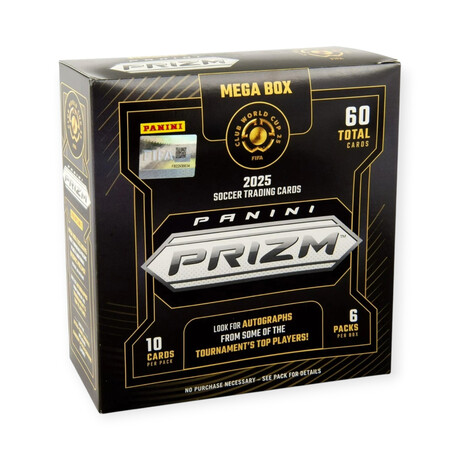2025 Panini Prizm FIFA Club World Cup Soccer Mega Box // Sealed Box