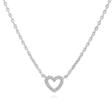 Stainless Steel Love Circle Necklace // 16"-18" (Adjustable)