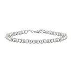 Stainless Steel Unicolor Harmony Bead Bracelet // 6"-8" (Adjustable)