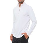 Charlie Long-Sleeve 1/4 Zip // White (XL)