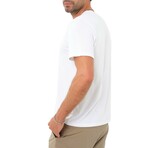 Vince V-Neck Tee // White (XL)