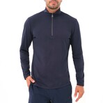 Charlie Long-Sleeve 1/4 Zip // Navy (XL)