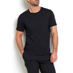 Scott Crewneck Tee // Black (S)