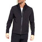Jack Zip Hooded Jacket // Black (XL)