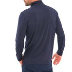 Charlie Long-Sleeve 1/4 Zip // Navy (XL)