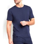 Scott Crewneck Tee // Navy (S)
