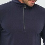 Charlie Long-Sleeve 1/4 Zip // Navy (XL)