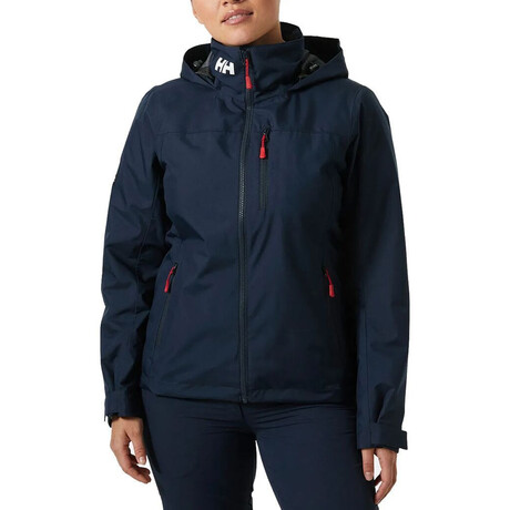 Helly Hansen // Women's // 2.0 Crew Hooded Midlayer Jacket // Navy (XS)