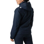 Helly Hansen // Women's // 2.0 Crew Hooded Midlayer Jacket // Navy (XS)