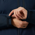 Helly Hansen // Women's // 2.0 Crew Hooded Midlayer Jacket // Navy (XS)