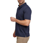 Ryan Pique Polo Shirt // Navy (S)