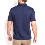 Ryan Pique Polo Shirt // Navy (S)