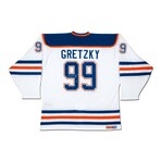Wayne Gretzky // Edmonton Oilers // Signed White Adidas Jersey
