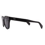 Men's // Ferragamo SF1057S 001 Square Sunglasses // Black + Grey