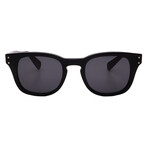 Men's // Ferragamo SF1057S 001 Square Sunglasses // Black + Grey
