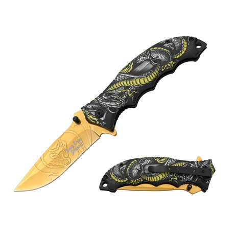 Spring Assisted Knife // 3.4" (Cobra)