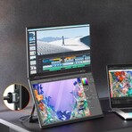 15.6" Dual Foldable Portable Monitor