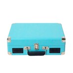 Metro Dual Bluetooth Suitcase Turntable // Turquoise