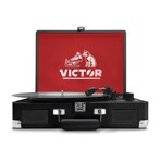 Metro Dual Bluetooth Suitcase Turntable // Black