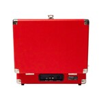 Metro Dual Bluetooth Suitcase Turntable // Red