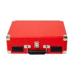 Metro Dual Bluetooth Suitcase Turntable // Red