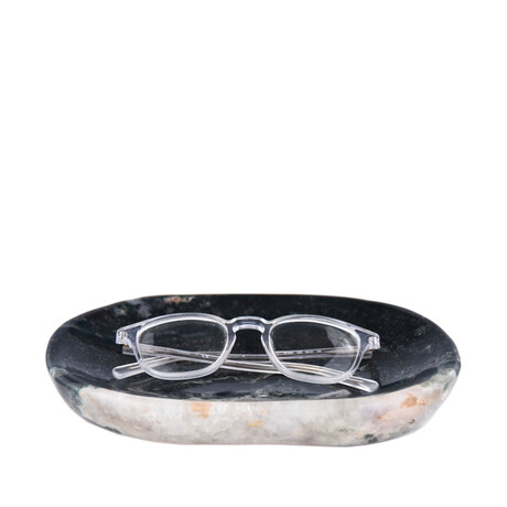 Green Jasper Dish // Medium